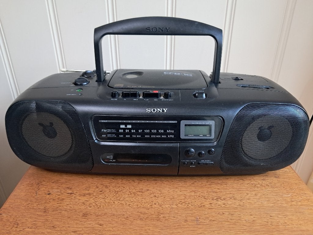 Sony CFD-10, Ophalen, Gebruikt, Radio, Met cd-speler