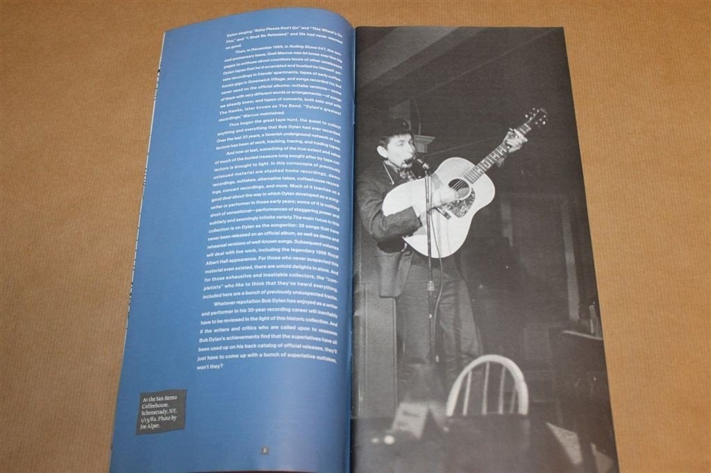 Bob Dylan The Bootleg Series 1-3 — Los boekje 1991, Ophalen of Verzenden, Gelezen, Artiest