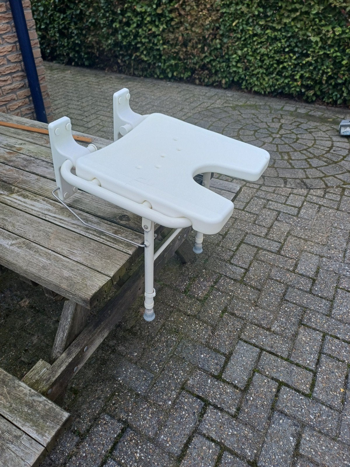 senioren opklapbare douchezitting, Huis en Inrichting, Ophalen, Gebruikt, 50 tot 100 cm, Minder dan 100 cm