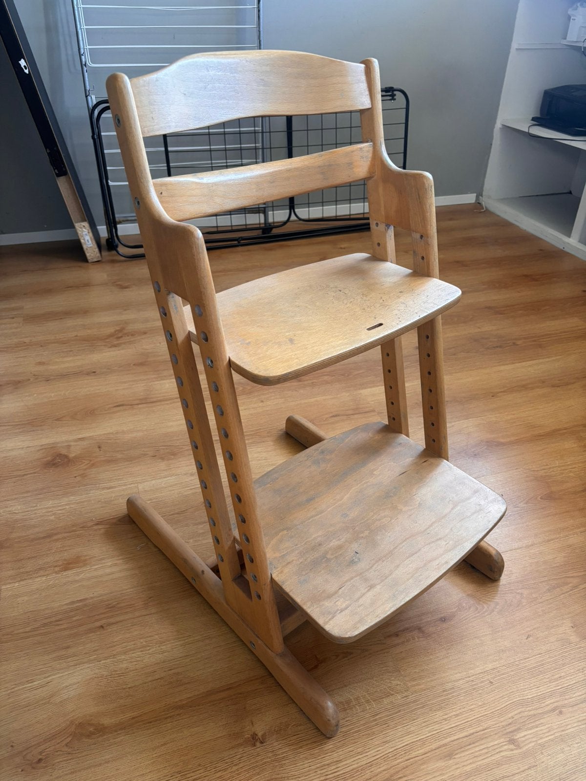 Originele Stokke Tripp Trapp – houten meegroeistoel, Ophalen, Gebruikt, Meegroeistoel