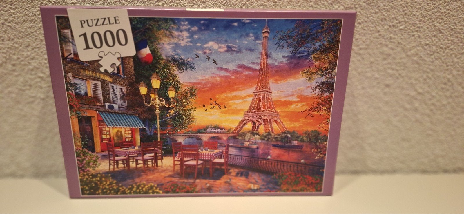 Puzzel Parijs Eiffeltoren 1000 stukjes, Ophalen of Verzenden, 500 t/m 1500 stukjes, Zo goed als nieuw, Legpuzzel