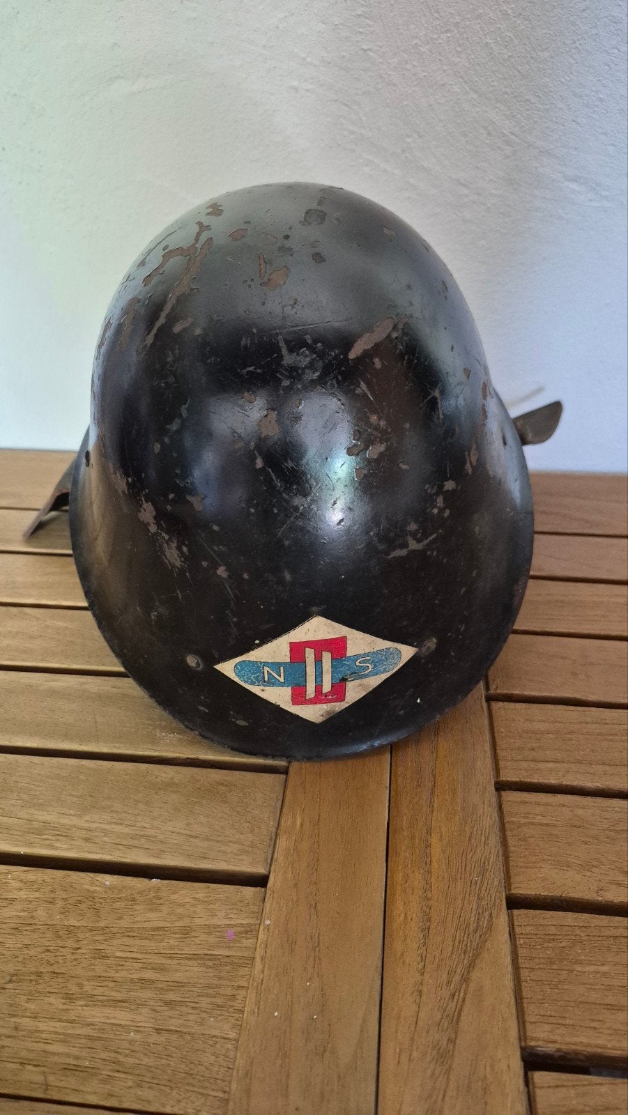 Zeldzame Nederlandse M34 helm, Ophalen of Verzenden, Overige soorten, Nederland, Helm of Baret