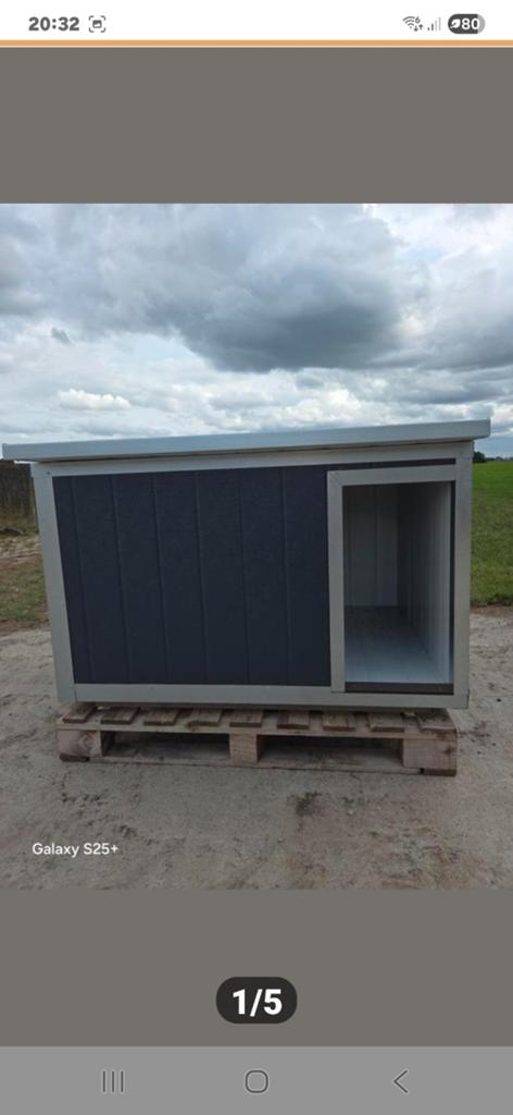 Geïsoleerd hondenhok, Ophalen, Nieuw, 110 cm of meer, Minder dan 65 cm