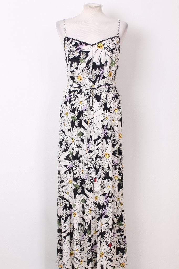 Nieuwe gebloemde maxi jurk POM maat M, Kleding | Dames, Jurken, Maat 38/40 (M), Meerkleurig, Nieuw, Ophalen of Verzenden