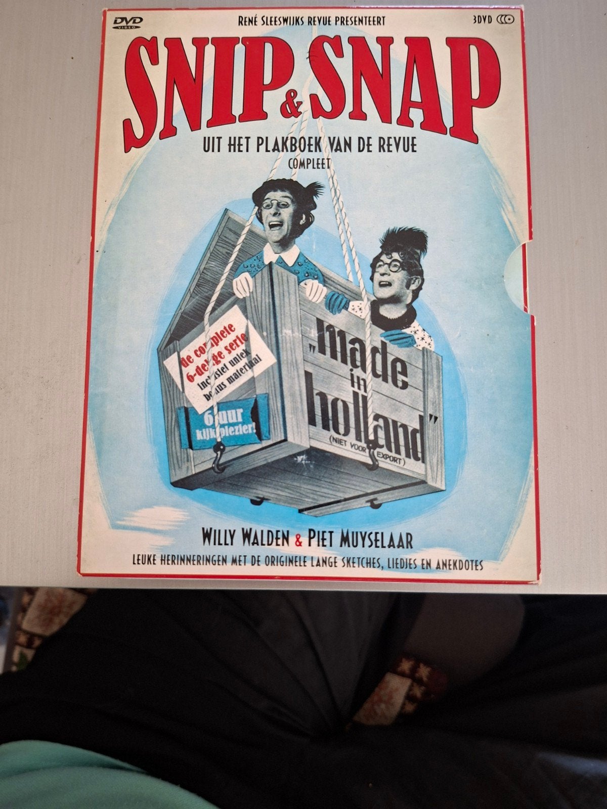 Dvd box snip en snap, Ophalen of Verzenden, Gebruikt, Stand-up of Theatershow