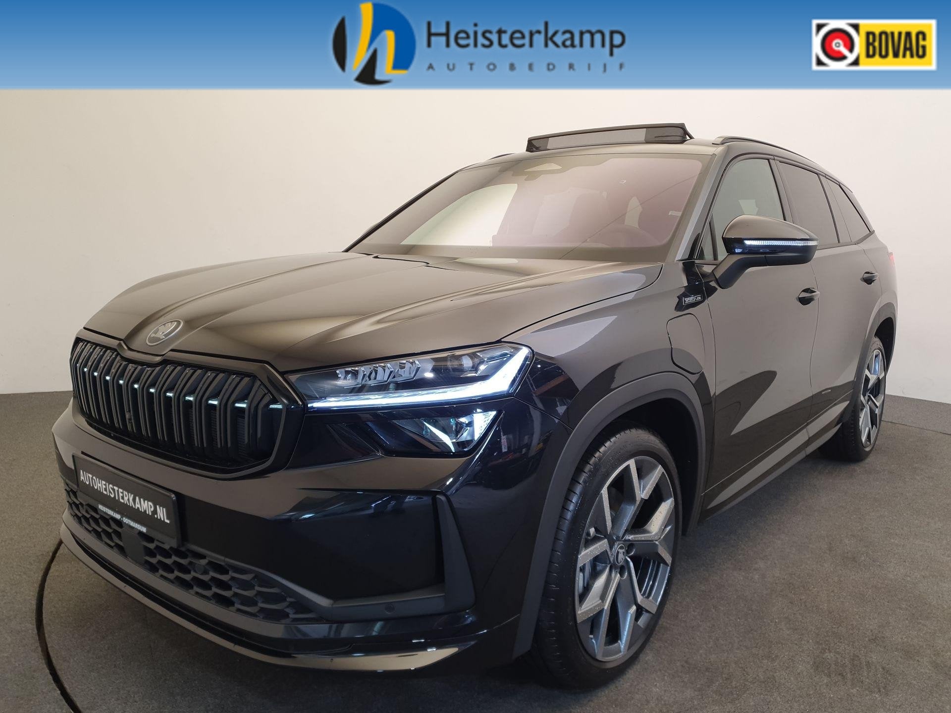 SKODA Kodiaq 1.5 TSI PHEV DSG/AUT 204pk Sportline Business W, Auto's, 12 maanden, Zwart, 4 cilinders, Plug-in hybride