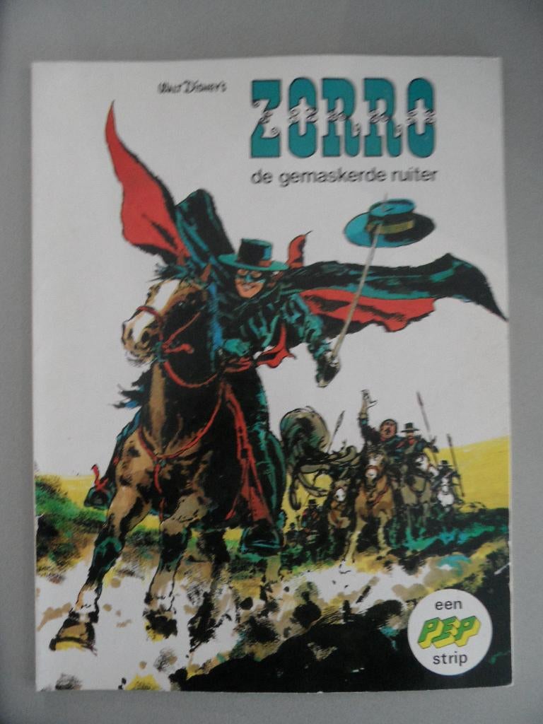 Zorro. De gemaskerde ruiter. 1974., Eén stripboek, Ophalen of Verzenden, Gelezen
