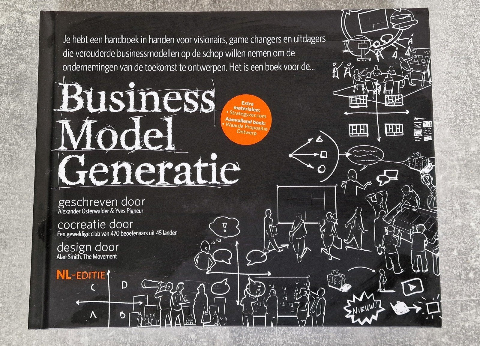 Business model generatie, Boeken, Kunst en Cultuur | Fotografie en Design, Ophalen, Zo goed als nieuw, Overige onderwerpen