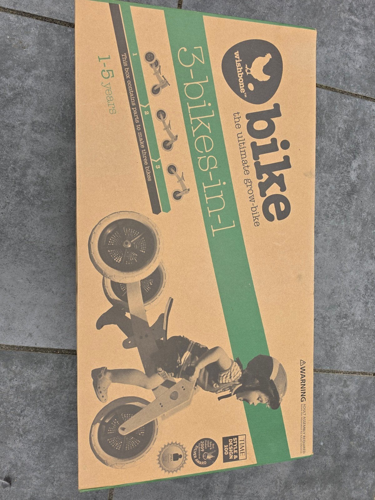 Wishbone Bike 3-in-1 loopfiets met 3e wiel en accessoires, Ophalen, Zijwieltjes, Wishbone Bike, Minder dan 16 inch