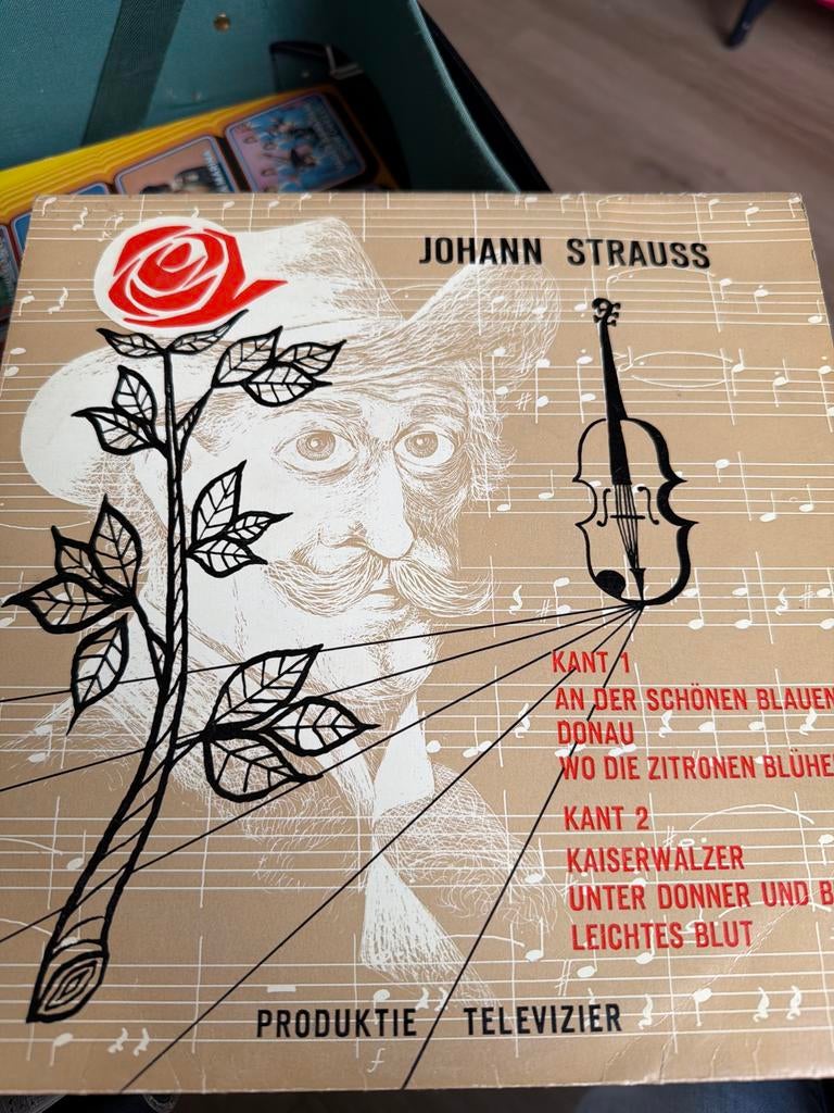 Johann Strauss LP - An der schönen blauen Donau, Ophalen, Romantiek, Gebruikt, Orkest of Ballet