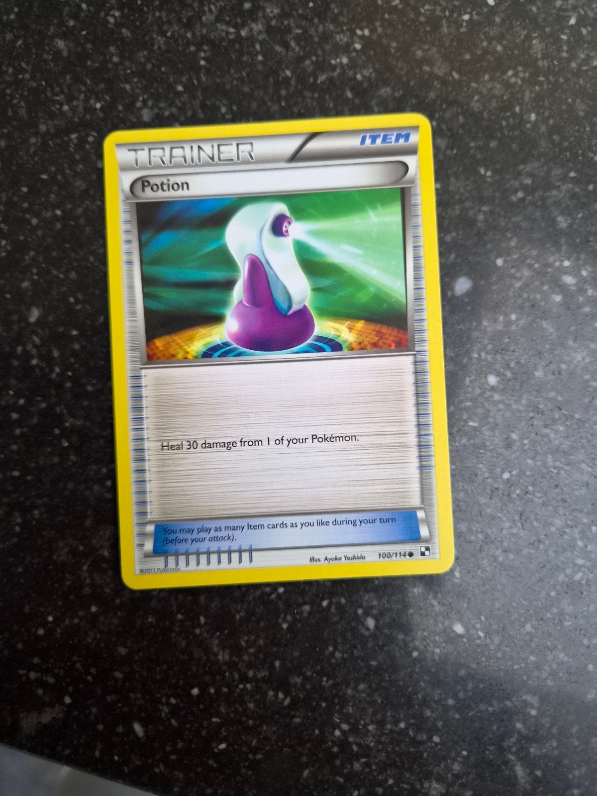 Pokémon Trainer Potion kaart uit 2011 - Uitstekende staat, Ophalen of Verzenden