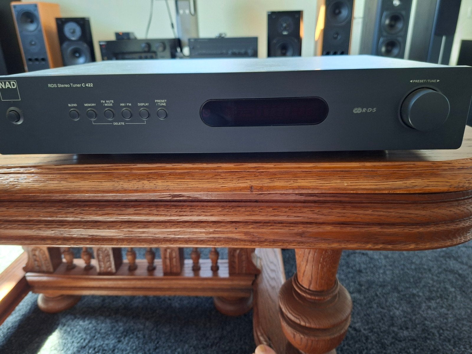 NAD C 422 RDS Stereo Tuner - Goede staat, Ophalen of Verzenden, Gebruikt, Analoog