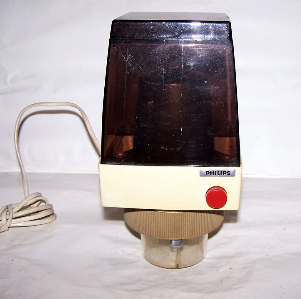 Vintage Philips elektrische wandkoffiemolen. Werkt perfect., Ophalen of Verzenden, Zo goed als nieuw, Koffiemolen, Philips