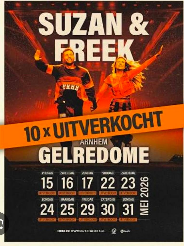 2 kaartjes suzan en freek, Twee personen