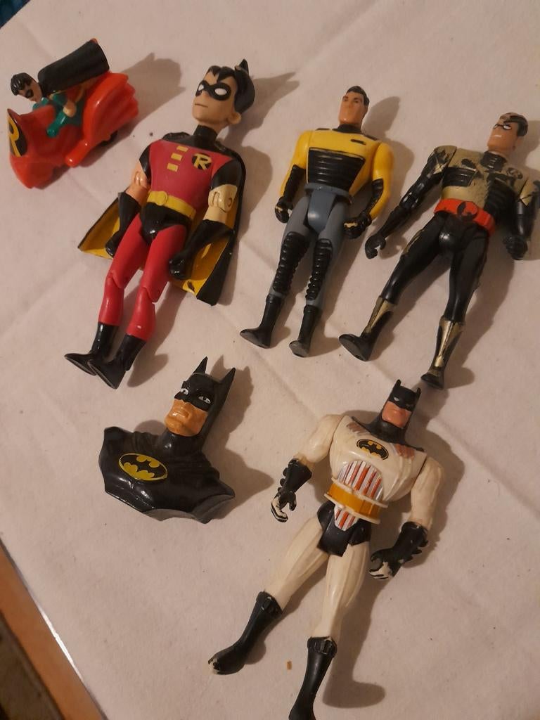 Vintage batman figuren DC Comics actiefiguren antiek, Ophalen of Verzenden, Gebruikt