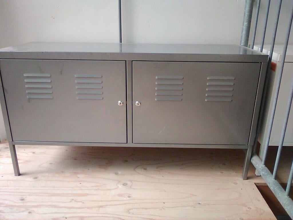 Ikea ps lockerkast 3 stuks (2x wit 1x grijs), Ophalen, Gebruikt