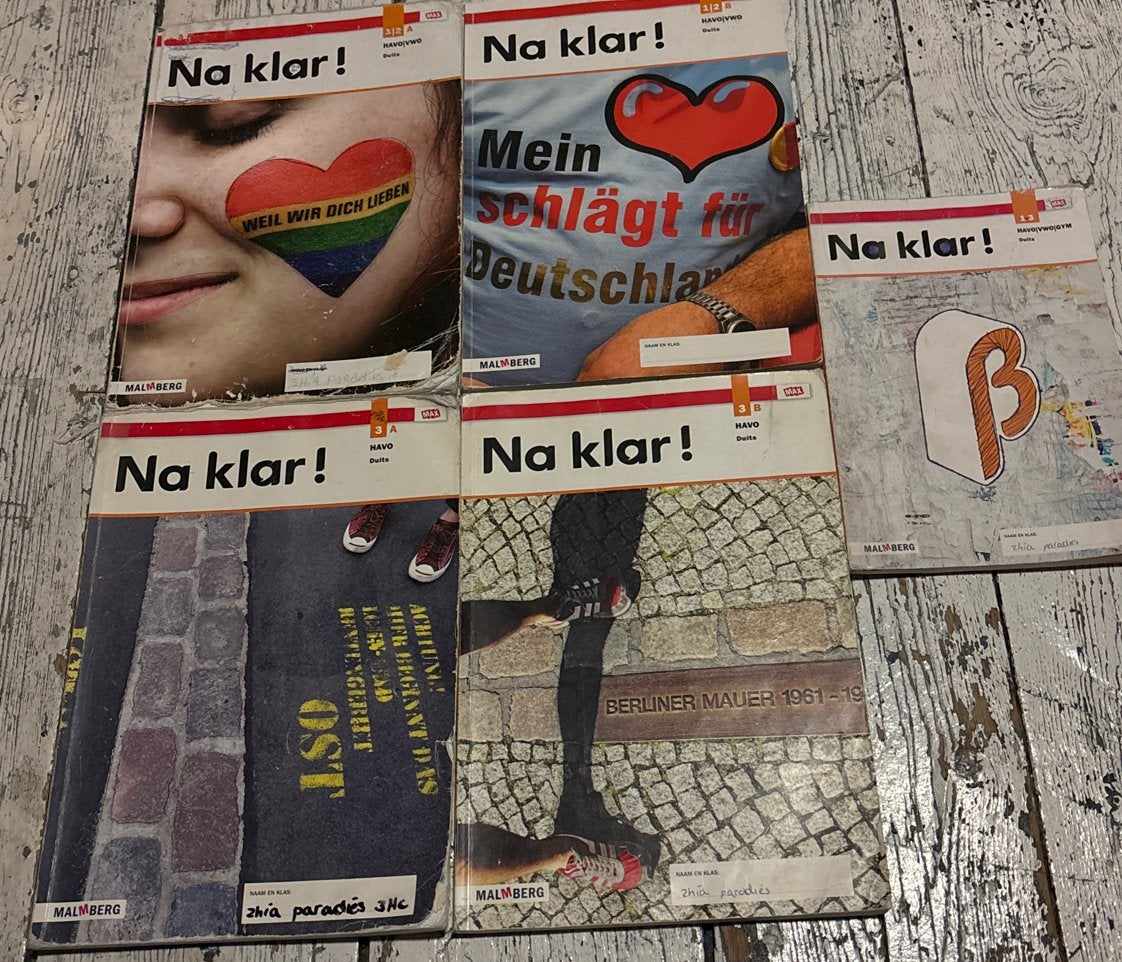 Na Klar! Duits lesboeken HAVO/VWO - Diverse edities, Ophalen of Verzenden, Gelezen, Non-fictie