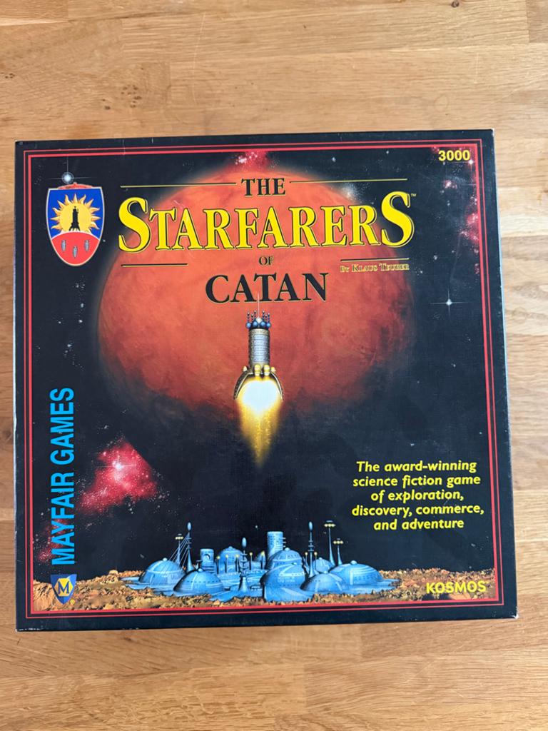 The Starfarers of Catan - Engelse versie, z.g.a.n., Drie of vier spelers, Ophalen of Verzenden, Zo goed als nieuw