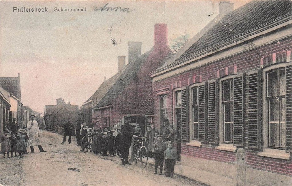 702-235-007 Puttershoek Schouteneind, Verzenden, Voor 1920, Zuid-Holland