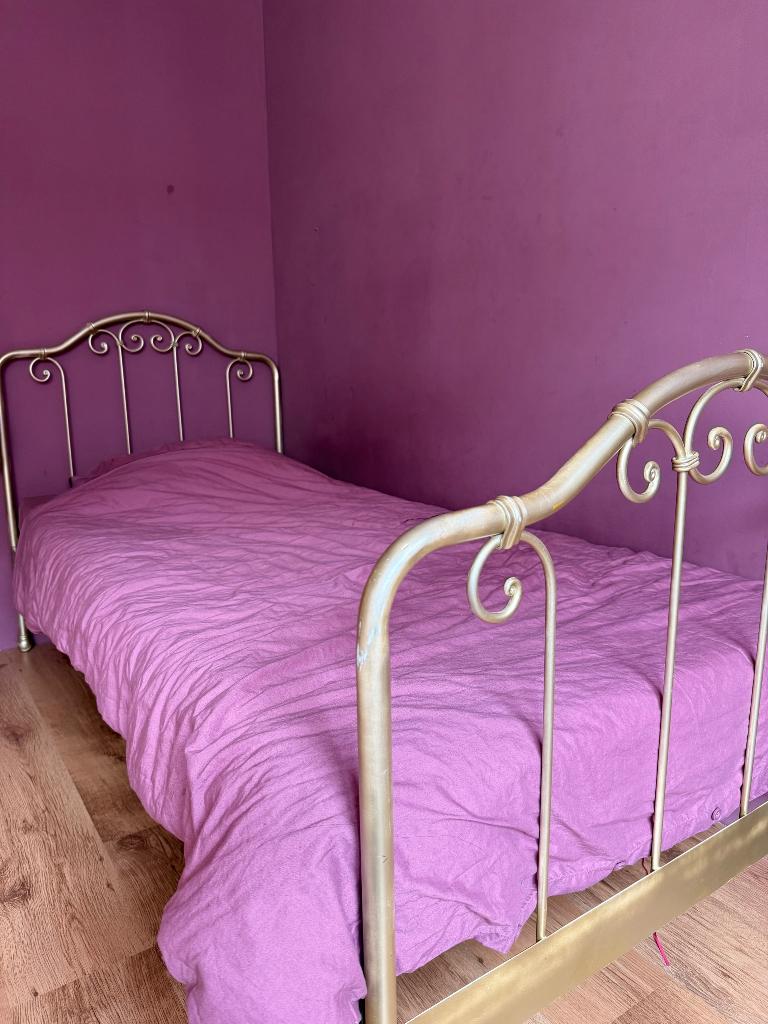 Bed 90x200, Huis en Inrichting, Ophalen, Gebruikt, 90 cm, 200 cm