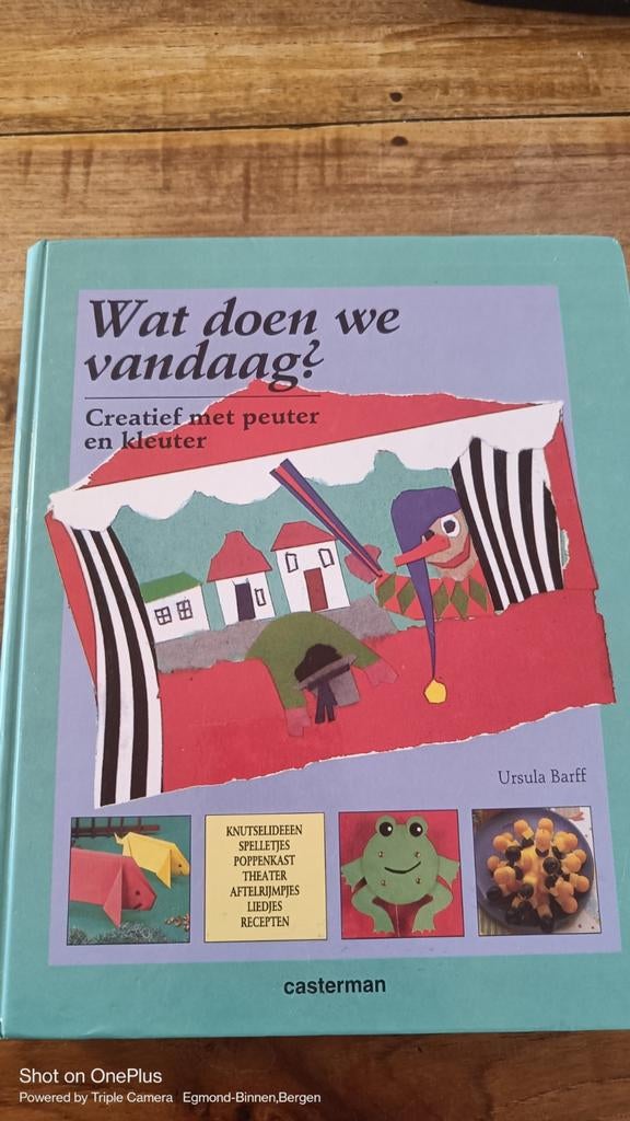 Wat doen we vandaag? Creatief met peuter en kleuter, Gelezen, Scrapbooking en Knutselen, Geschikt voor kinderen, Ursula Barff