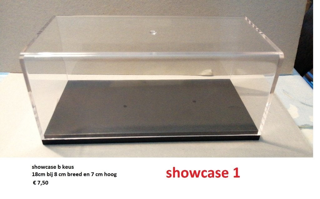 vitrine  showcase klein, Ophalen of Verzenden, Zo goed als nieuw, Bus of Vrachtwagen