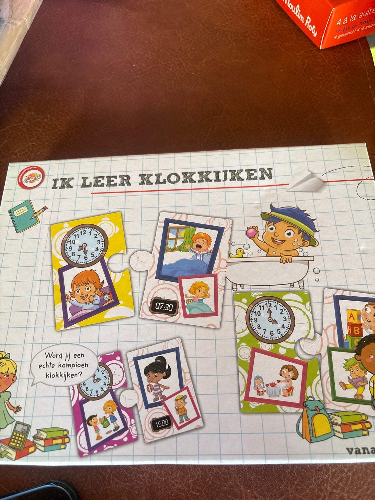 Ik Leer Klokkijken - Educatief Puzzelspel, Ophalen of Verzenden, Zo goed als nieuw, Puzzelen