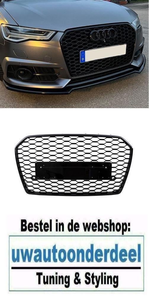 Grill Zonder Embleem Glans Zwart Geschikt Voor Audi A6 C7 4G