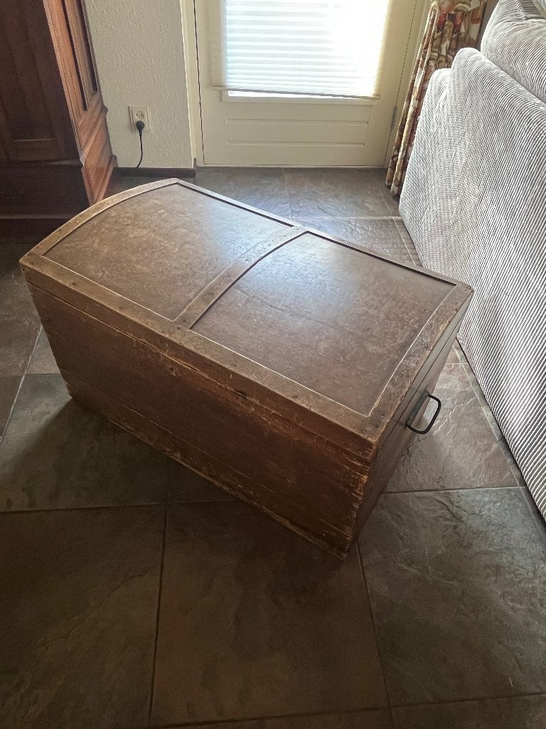Bruine kist, Ophalen, Gebruikt, 50 tot 100 cm, 5 – 50