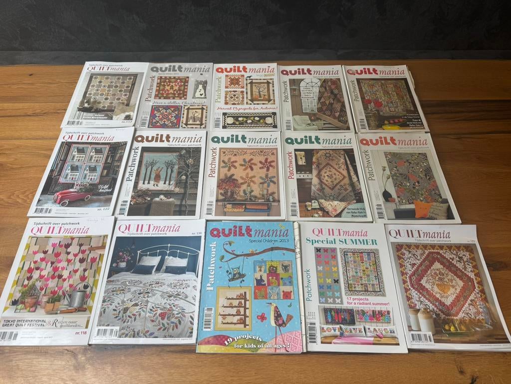 Quilt Mania tijdschriften, Ophalen of Verzenden, Zo goed als nieuw, Patroon