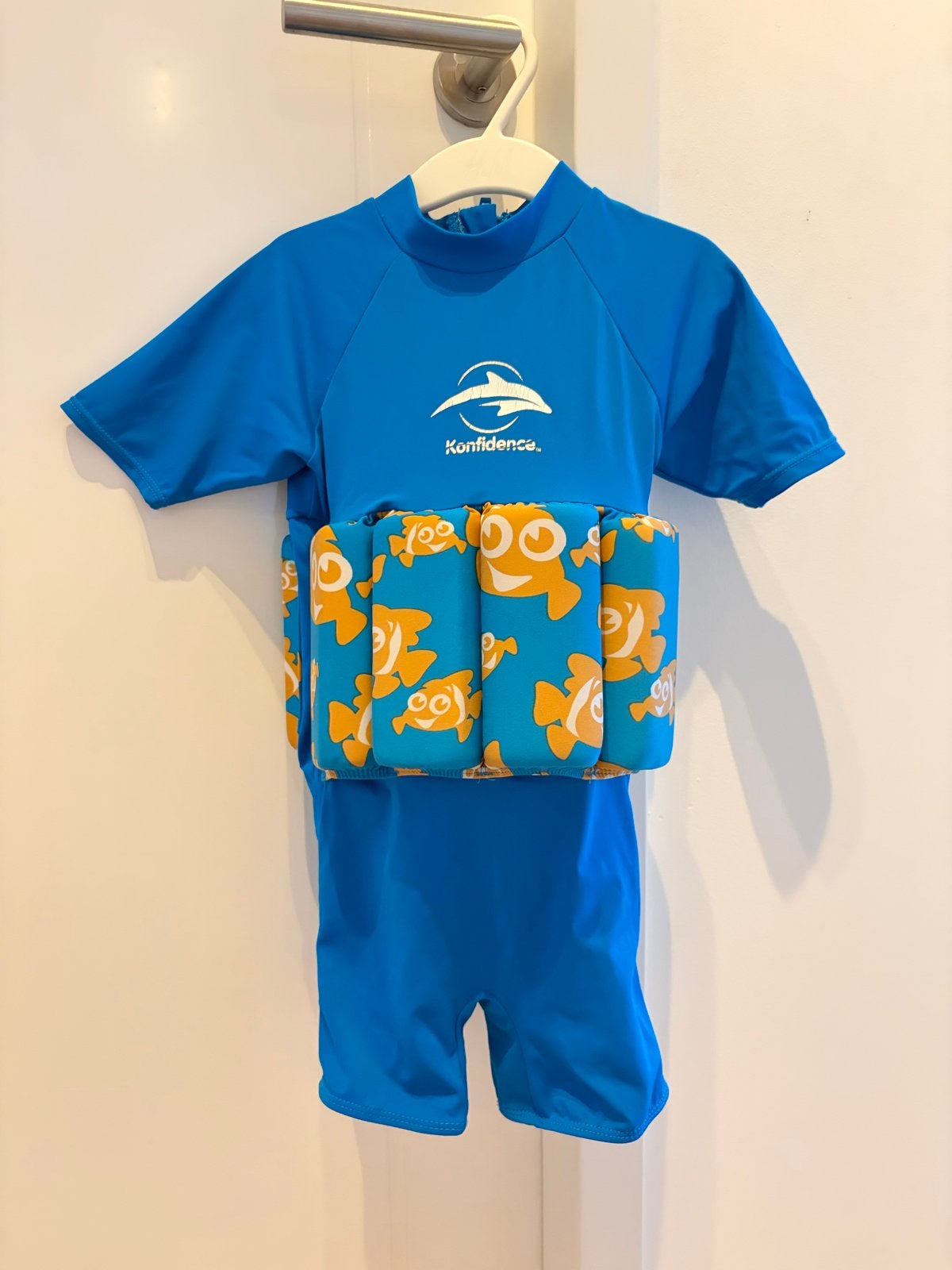 Konfidence Zwemhulp zwempak of floatsuit 12-24 maanden, Kinderen en Baby's, Gebruikt, Jongetje of Meisje, Badpak, Ophalen of Verzenden