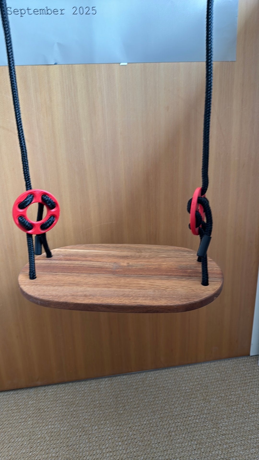Ikea schommel en ringen, binnen & buiten. Met ophang haken, Ophalen of Verzenden, Zo goed als nieuw, Schommel