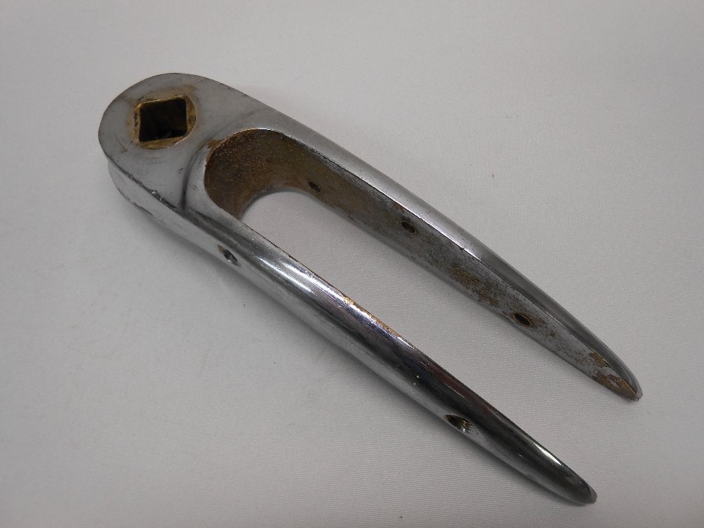 Helmstokbeslag, Helmhoutbeslag, brons verchroomd, Ophalen of Verzenden, Gebruikt, Overige typen