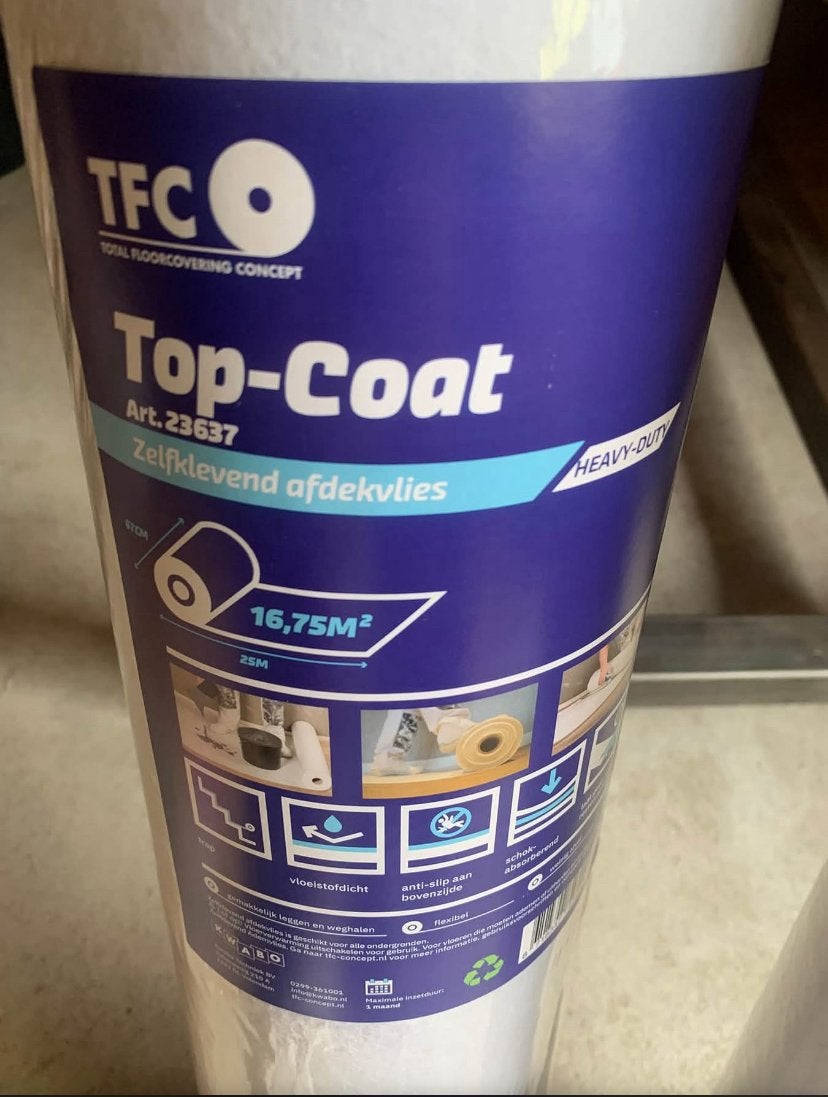 Zelfklevend Afdekvlies 67/100cm – Stucloper - Staffelkorting, Top-Coat, Top-Coat, Top-Coat, Nieuw