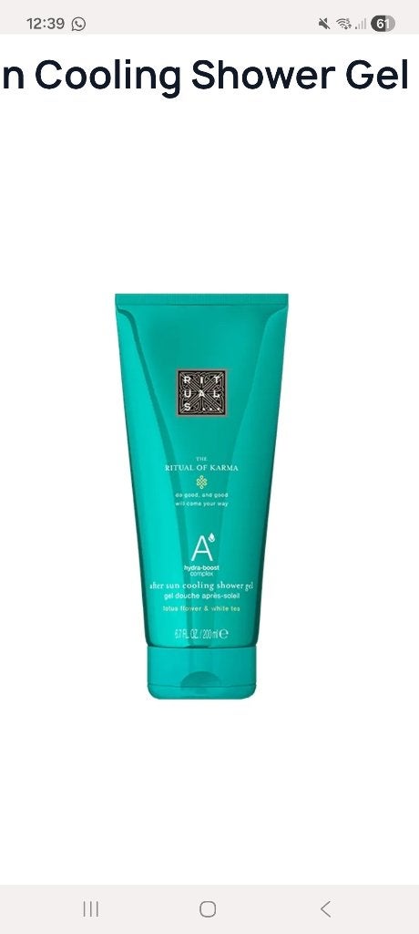 Rituals aftersun cooling douchegel, Ophalen, Nieuw, Bad & Douche