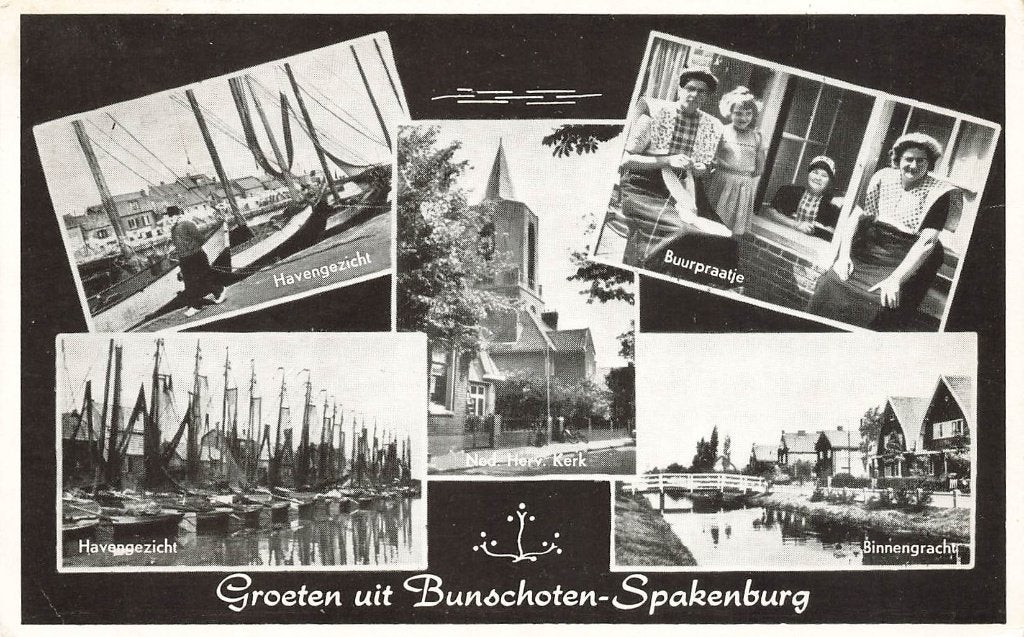 Groeten uit Bunschoten-Spakenburg, Ophalen of Verzenden, 1960 tot 1980, Gelopen, Utrecht