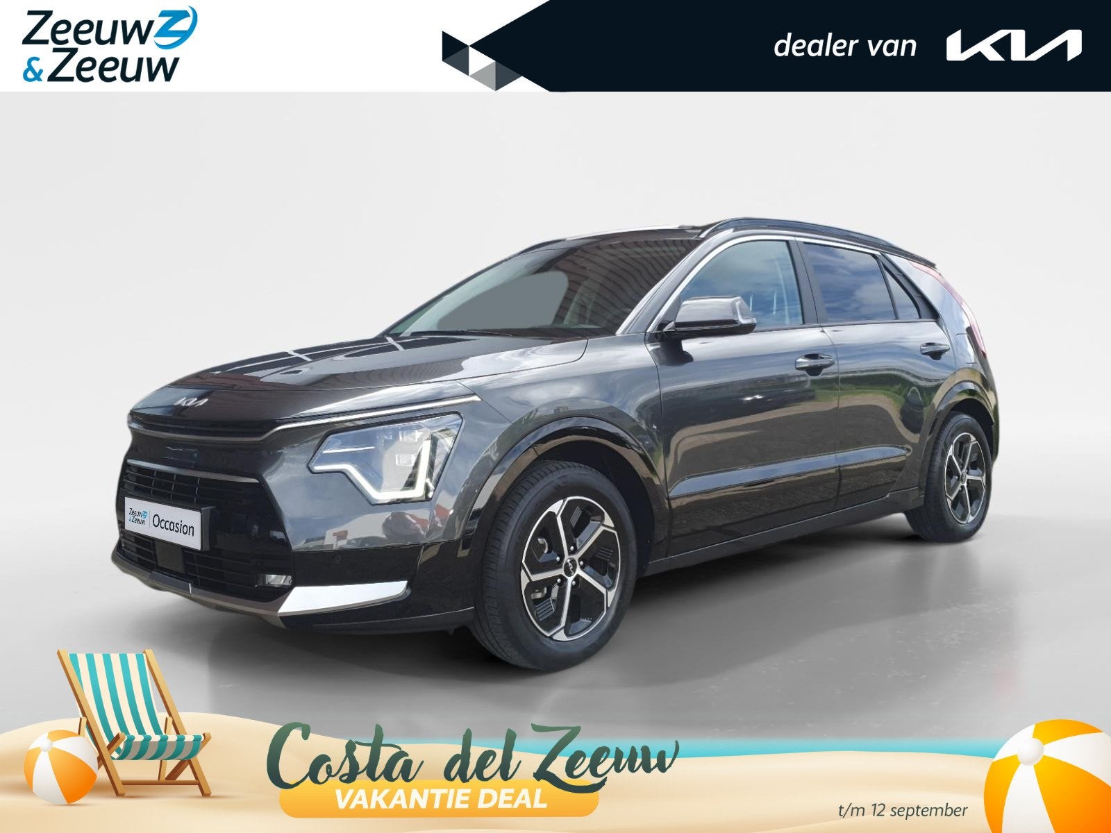 Kia Niro 1.6 GDi Hybrid DynamicPlusLine | Schuifdak | Stoel, Gebruikt, Euro 6, Origineel Nederlands, Automatische klimaatregeling