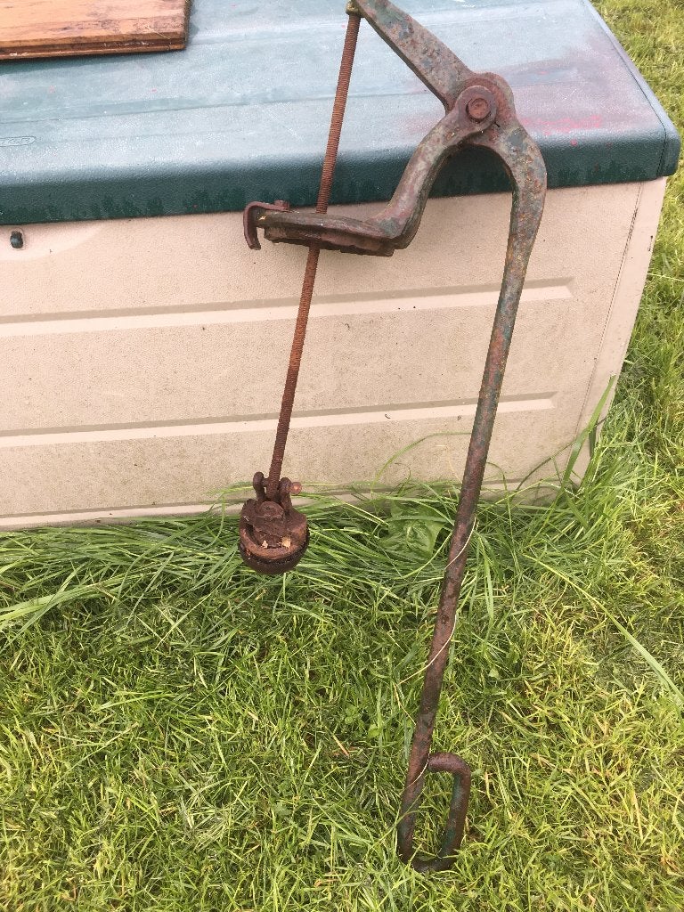 antiek waterpomp groen met slinger gietijzer, Tuin en Terras, Ophalen, Gebruikt, Handmatig, Overige typen