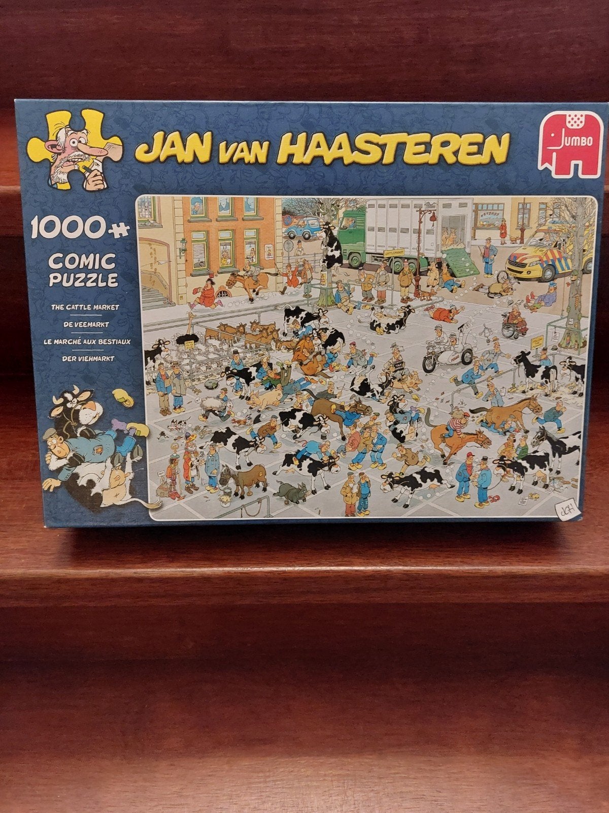 Jan van Haasteren - De Veemarkt - 1000 stukjes, Ophalen of Verzenden, 500 t/m 1500 stukjes, Zo goed als nieuw, Legpuzzel