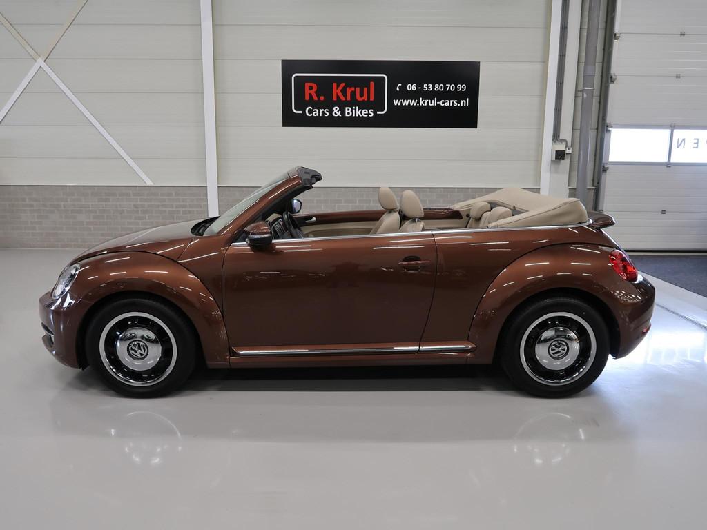 Volkswagen Beetle Cabriolet 1.2 TSI Exclusive Edition Leer A, Voorwielaandrijving, Gebruikt, 4 cilinders, 4 stoelen