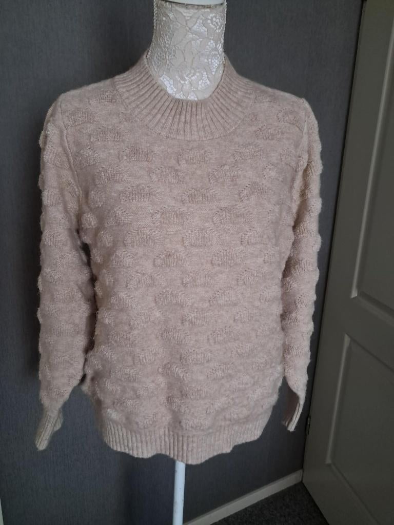 Trui Poools  Maat : 42 Kleur : Beige, Beige, Maat 42/44 (L), Ophalen of Verzenden, Zo goed als nieuw