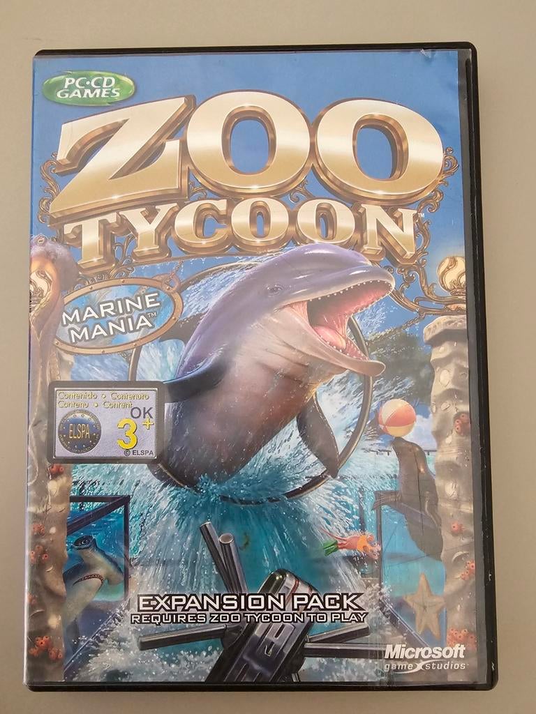Pc game Zoo Tycoon marine mania, Spelcomputers en Games, 1 speler, Ophalen of Verzenden, Zo goed als nieuw, Vanaf 3 jaar