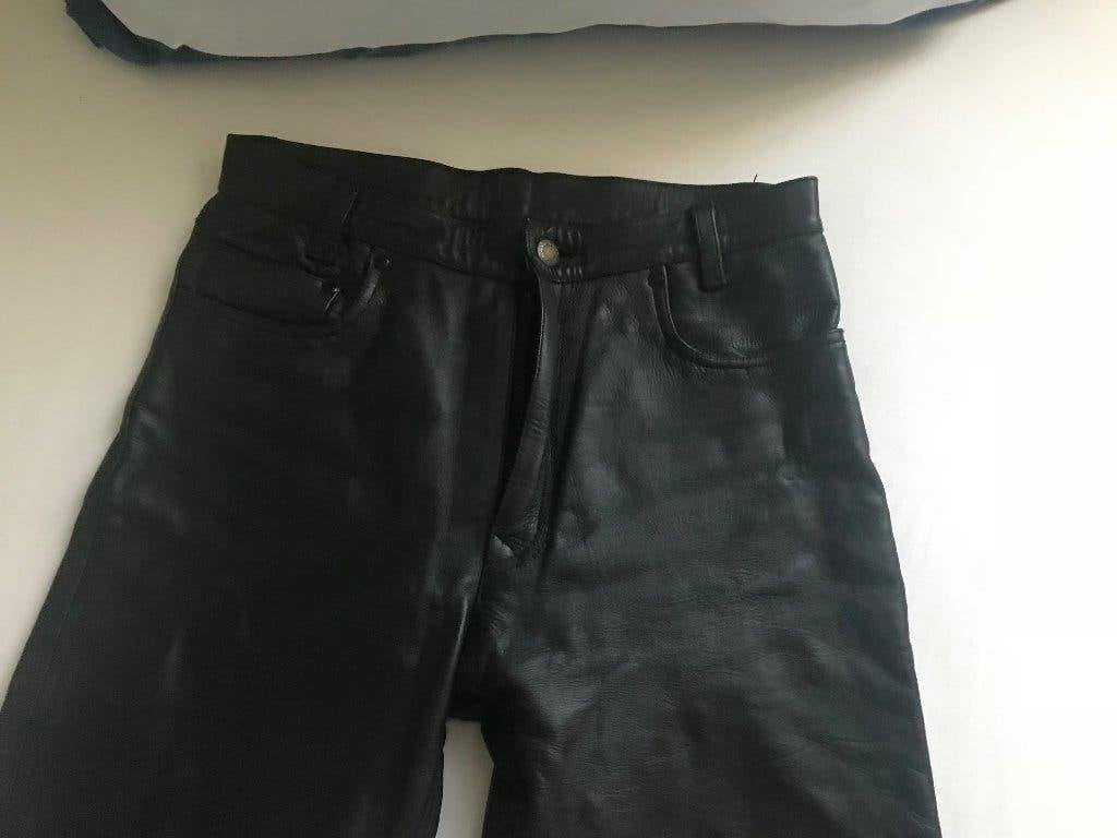 Leren broek, Kleding | Dames, Zwart, Ophalen of Verzenden, Zo goed als nieuw, Maat 34 (XS) of kleiner