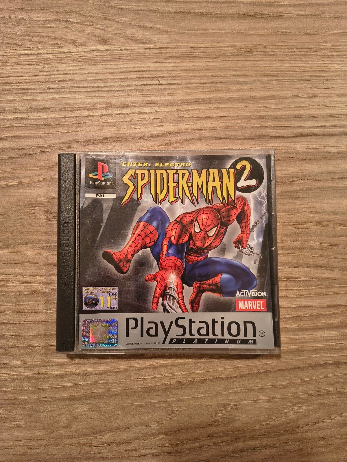 Spider-Man 2: Enter Electro - PlayStation 1 (PS1) Platinum, Avontuur en Actie, Gebruikt, 1 speler, Ophalen of Verzenden