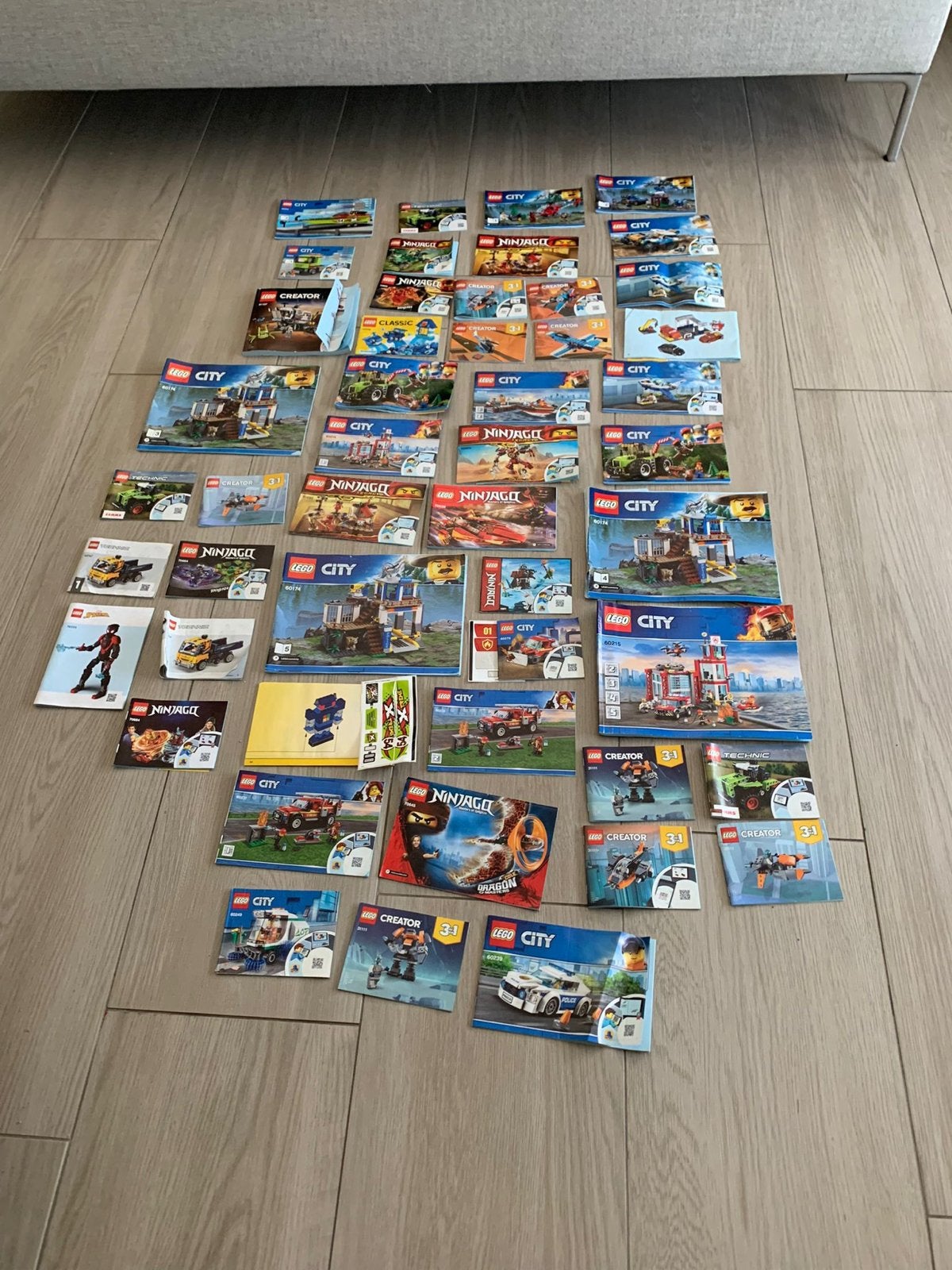 Grote partij LEGO City, Creator, Ninjago met 49 boekjes, Ophalen of Verzenden, Gebruikt, Overige merken