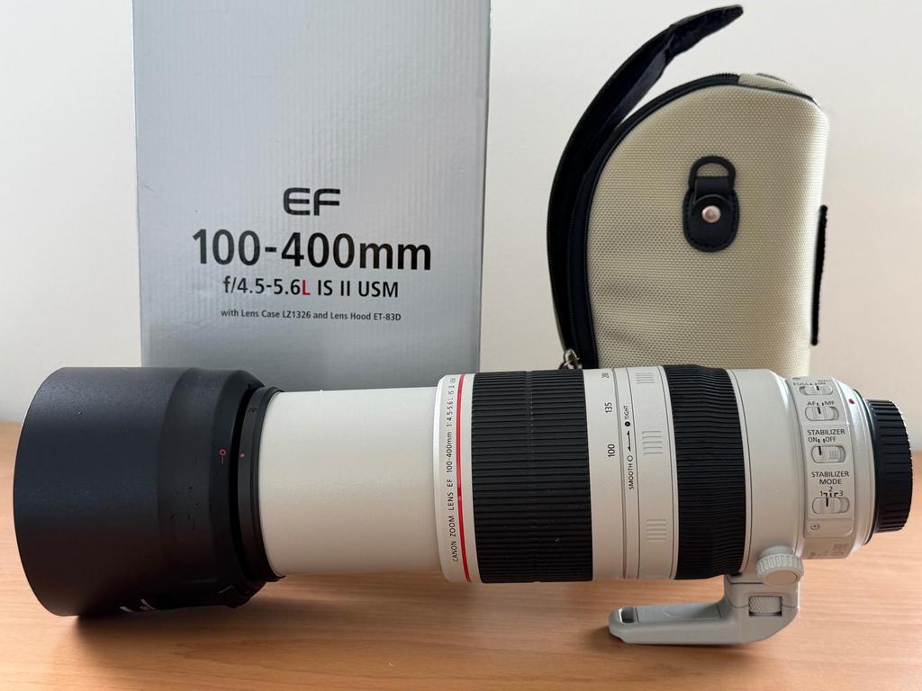 Canon EF 100-400mm f/4.5-5.6L IS II USM lens, Audio, Tv en Foto, Fotografie | Lenzen en Objectieven, Ophalen of Verzenden, Zo goed als nieuw