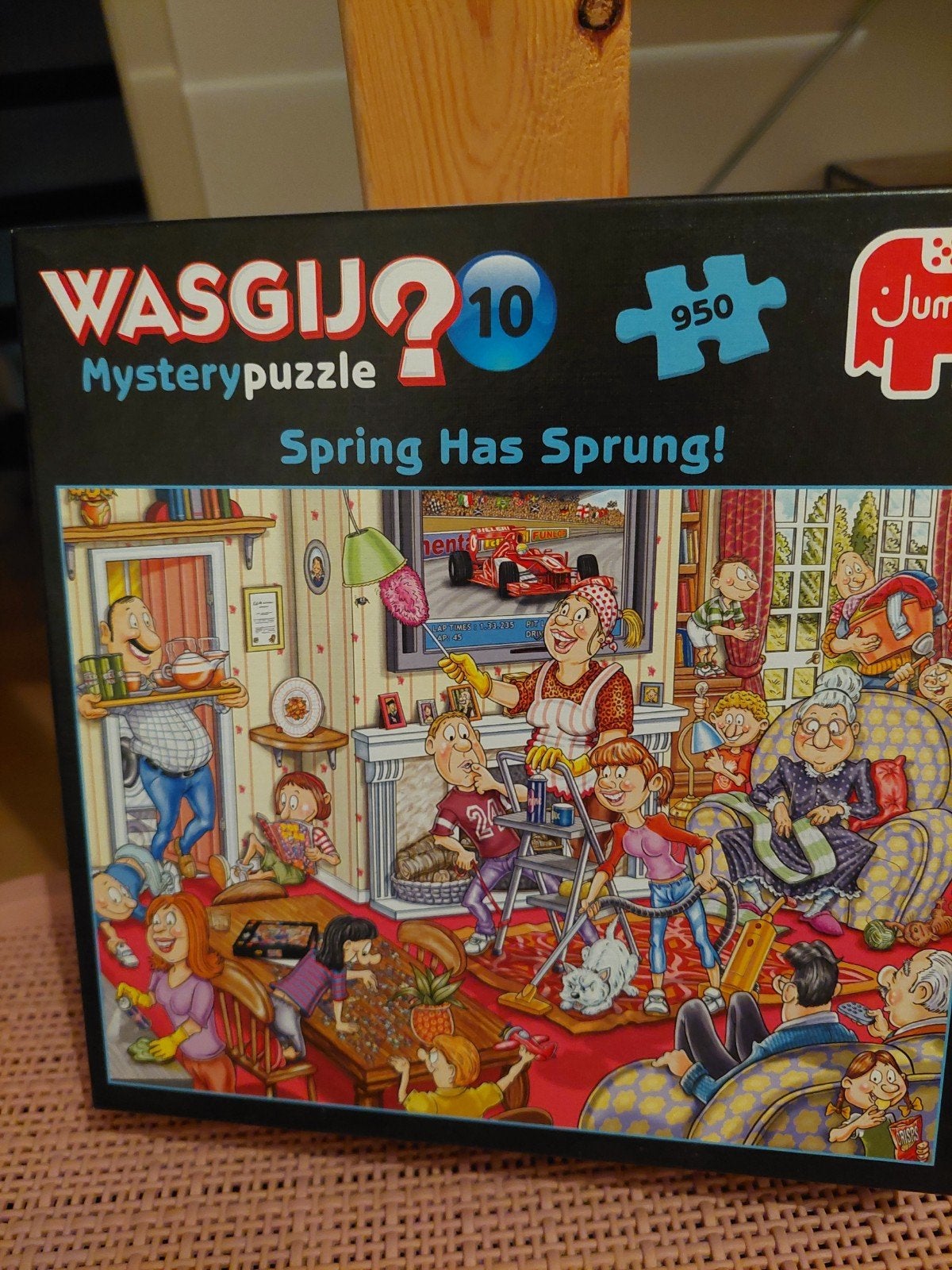 Wasgij? 10 Mystery Puzzel - Spring Has Sprung! (950 stukjes), Ophalen, 500 t/m 1500 stukjes, Zo goed als nieuw, Legpuzzel