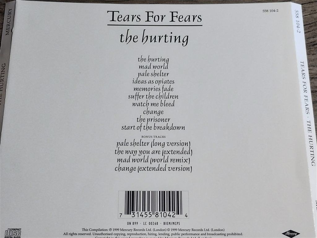 Tears For Fears ‎- The Hurting [Remastered] NIEUW, Ophalen of Verzenden, Zo goed als nieuw, Remastered