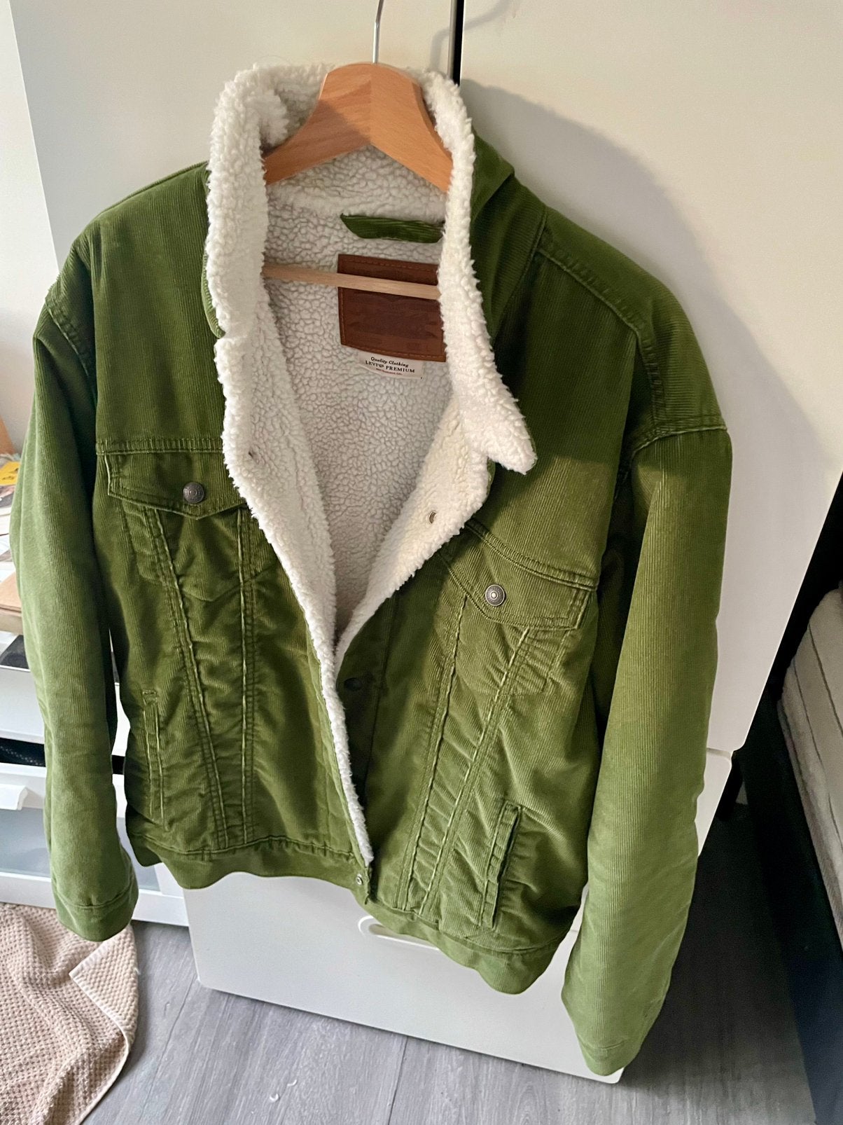 Levi's jacket green men L, Maat 52/54 (L), Ophalen of Verzenden, Zo goed als nieuw, Groen