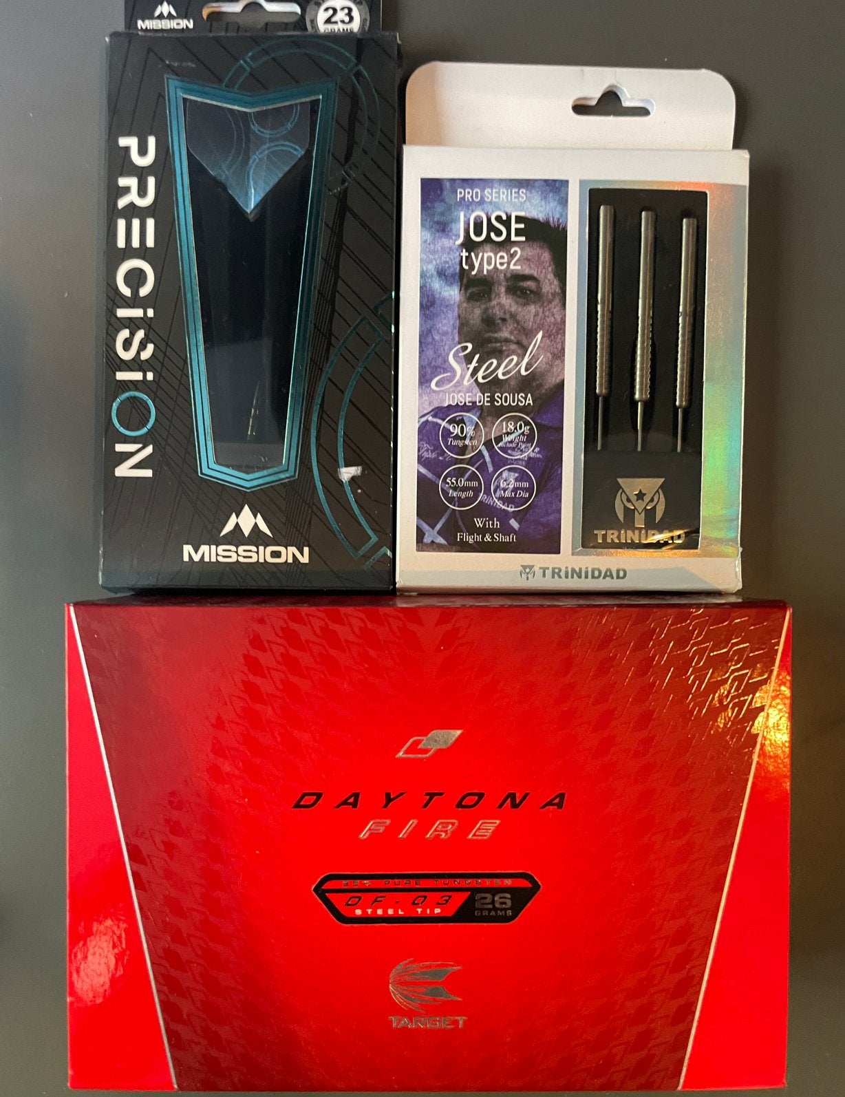 3 Sets darts, Ophalen of Verzenden, Zo goed als nieuw, Pijlen